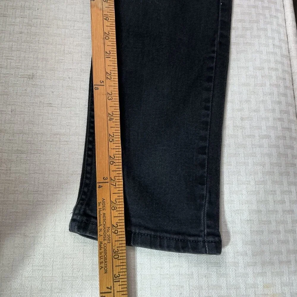 Levis 511 Mens Size W34 L32 Black Slim Fit Denim Jeans Original Riveted Label - Picture 9 of 10